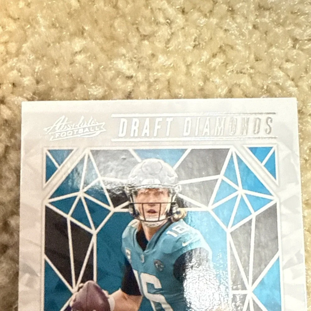 2024 Absolute Trevor Lawrence‎ Draft Diamonds Patch Relic Jacksonville Jaguars